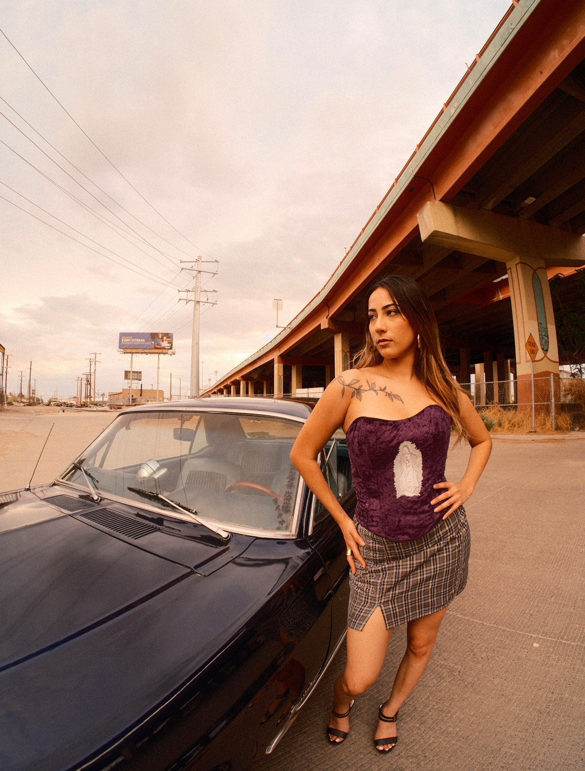 VIVA LA RAZA (Slit Skirt)
